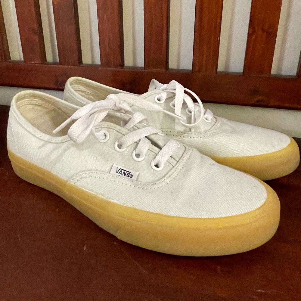 Vans Authentic Sneakers - mint green gum sole